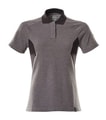 Mascot Dames Poloshirt Accelerate 18393-961 donkerantraciet-zwart